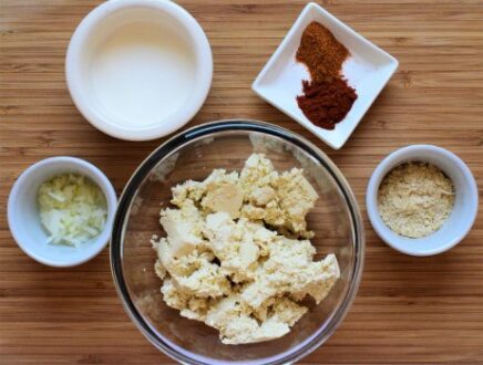 Ingrediente crema tatinabila de tofu
